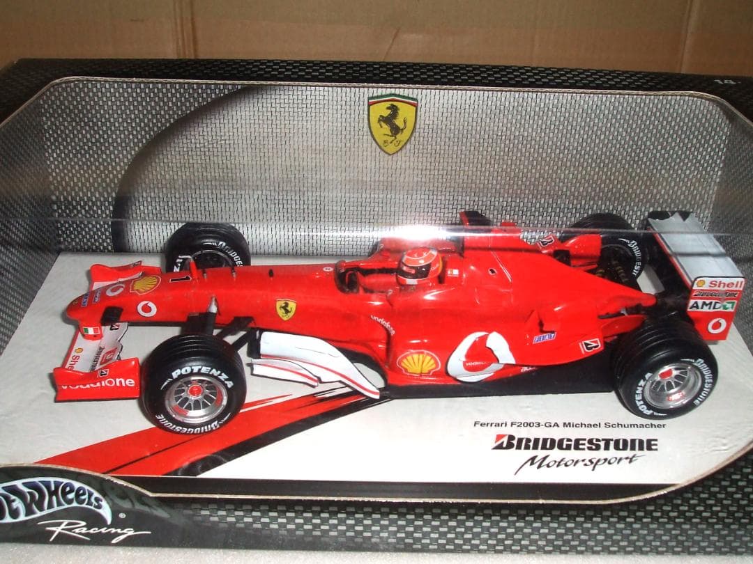 フェラーリ　２００３－GA　シューマッハ　BSパッケージ　作業途中品　デカール付