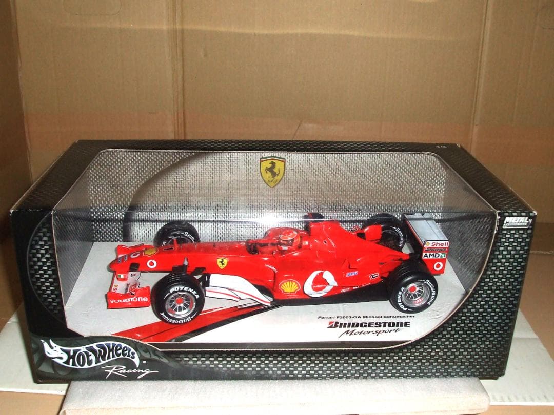 フェラーリ　２００３－GA　シューマッハ　BSパッケージ　作業途中品　デカール付