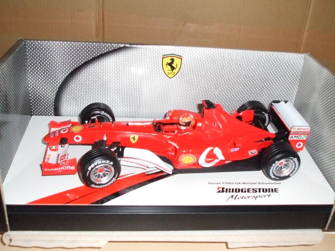 フェラーリ　２００３－GA　シューマッハ　BSパッケージ　作業途中品　デカール付