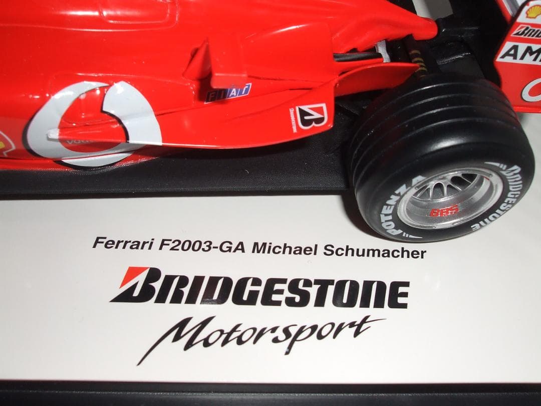 フェラーリ　２００３－GA　シューマッハ　BSパッケージ　作業途中品　デカール付