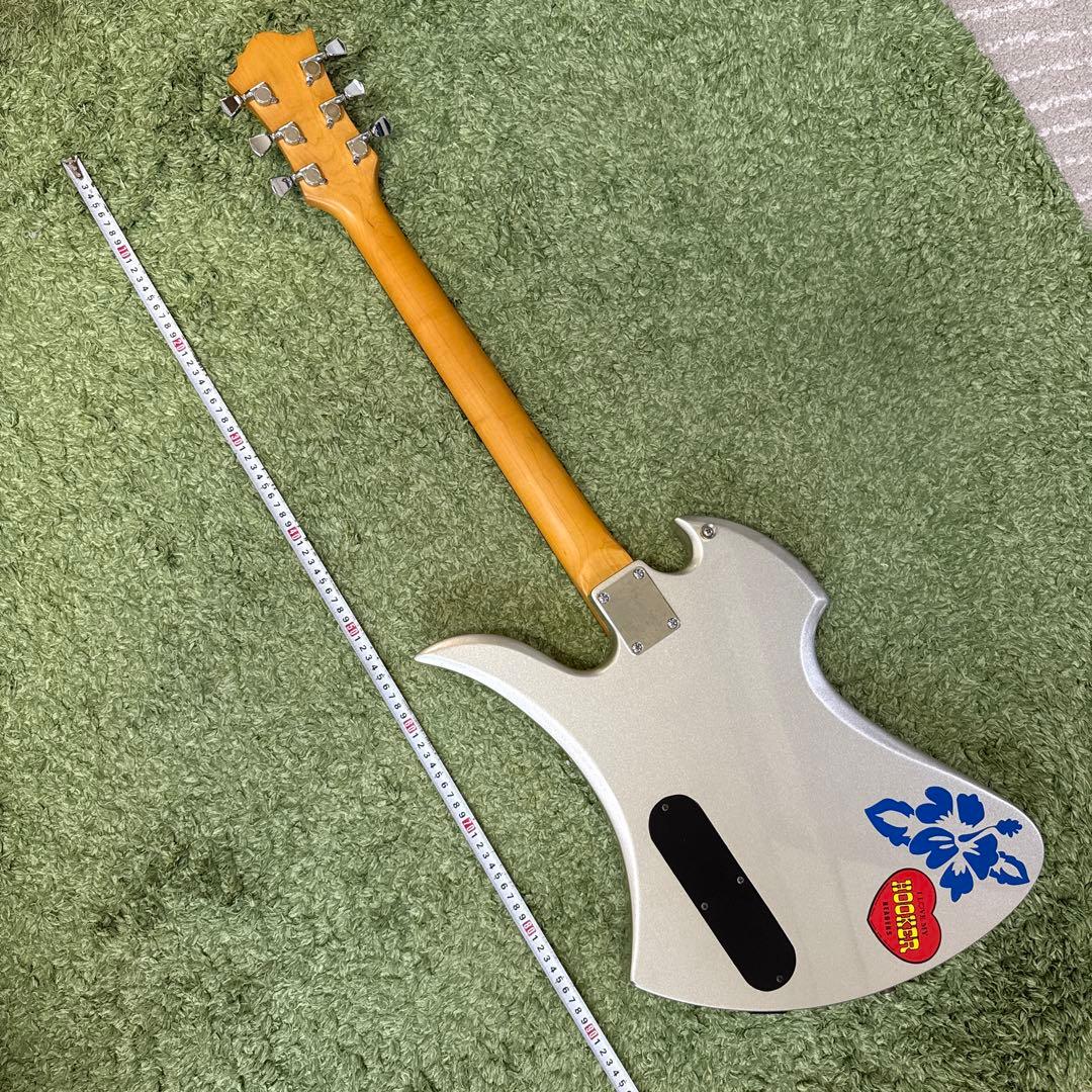モッキンバード　エレキギター　シルバーグリーン　ケース付き