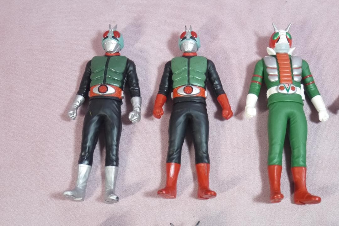 レジェンドライダーシリーズ　昭和シリーズ　ソフビ10体