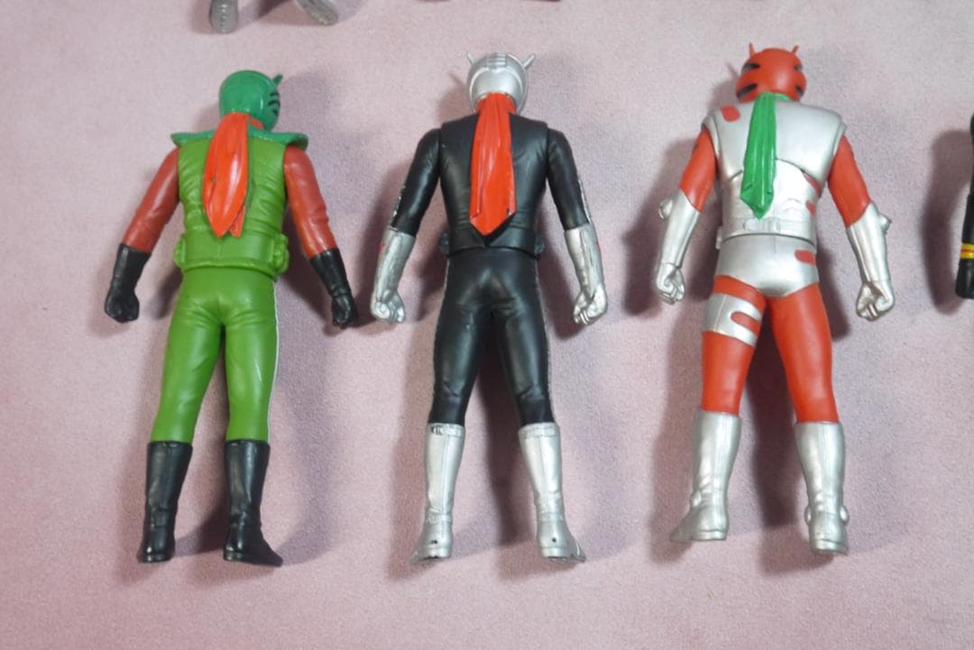 レジェンドライダーシリーズ　昭和シリーズ　ソフビ10体