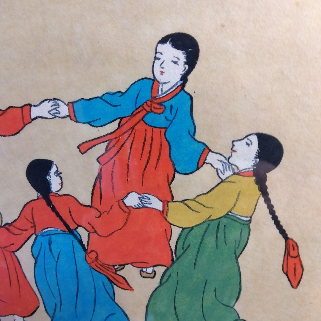 李朝　竜山遊興図