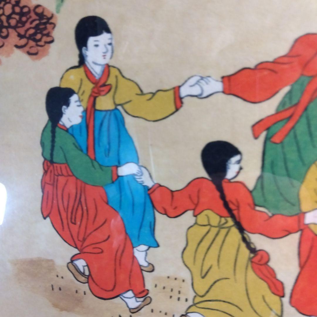 李朝　竜山遊興図