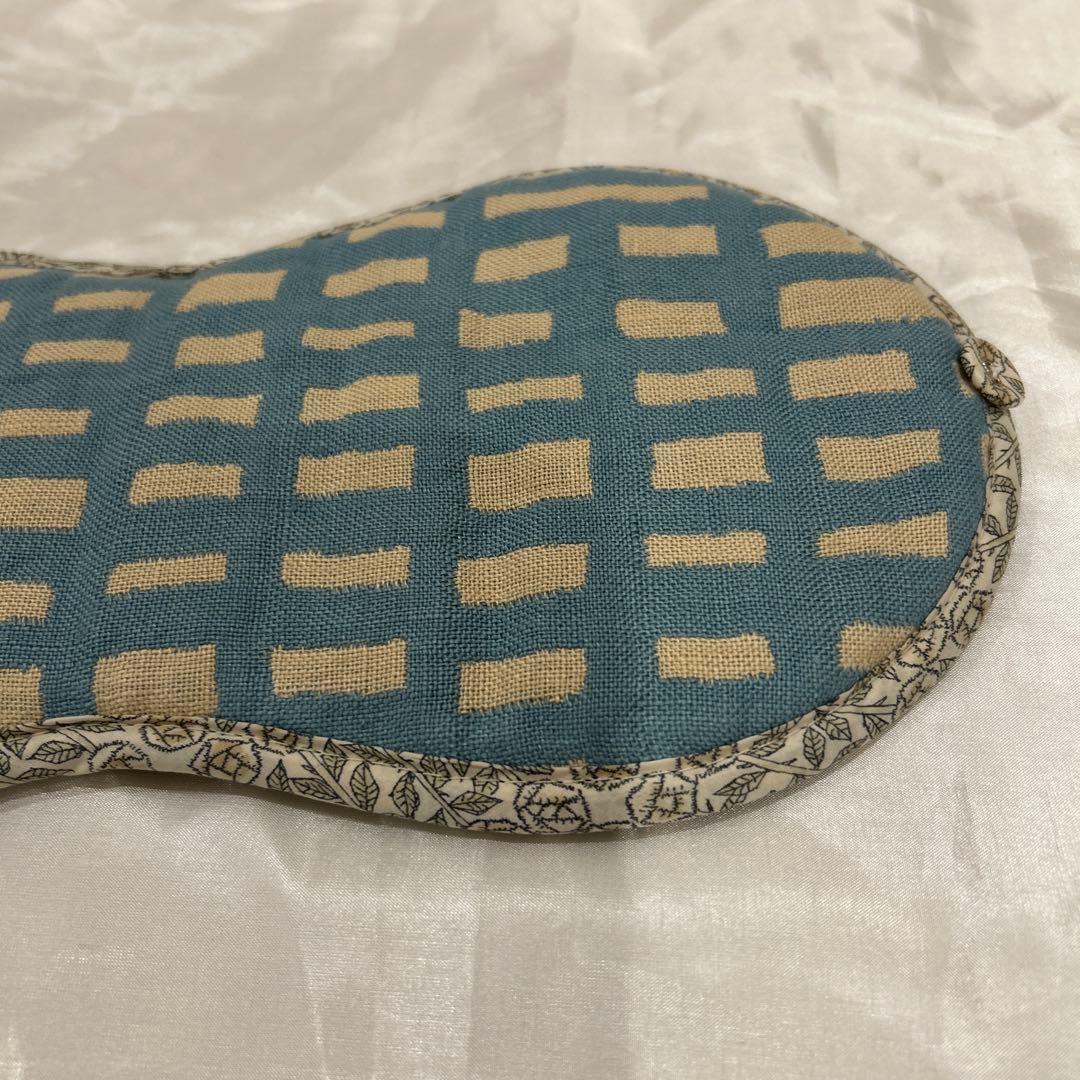 新品ミナペルホネン 鍋しき2枚セット　鍋つかみ　sora check ブルー