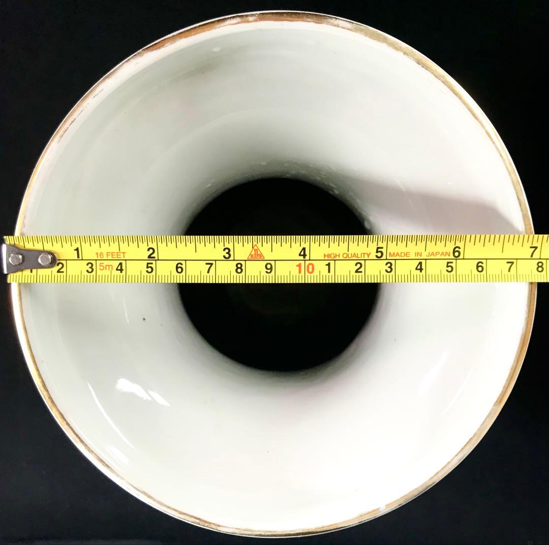 よ*う様 中国古玩 景徳鎮製 粉彩 九龍百花 大花瓶 磁器 高さ約60cm