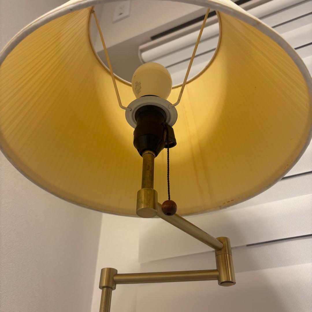 ヴィンテージ スイングアーム フロアスタンド IDC大塚家具 村上工作所社製