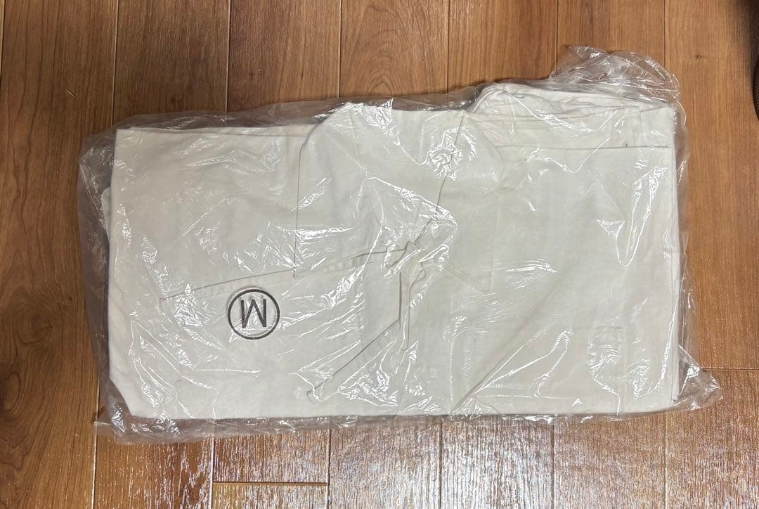 旧日本軍中田商店日本海軍 事業服上下ポケット無し 白色 Mサイズ絶版品新品未開封