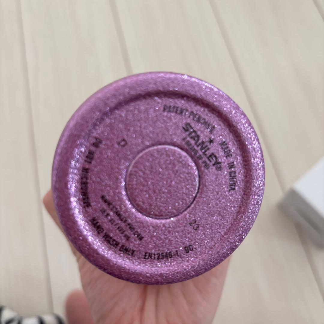 新品スターバックス スタンレー ステンレスボトル グリッタースタバ473ml