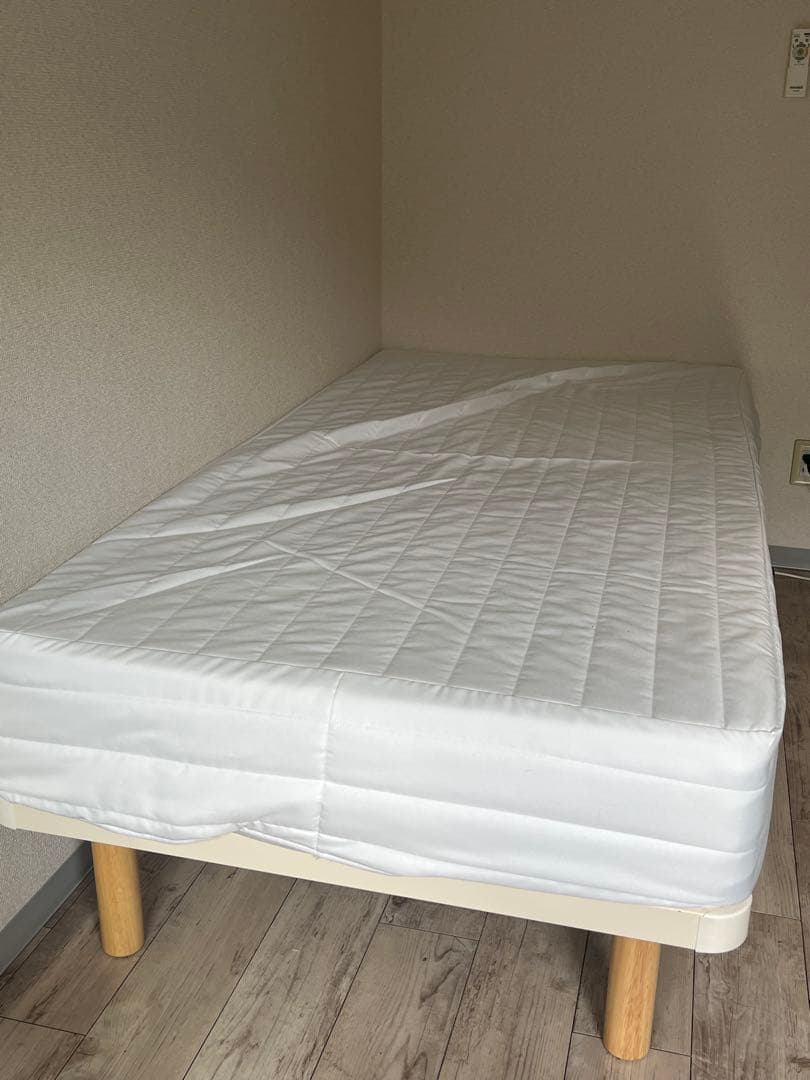 無印　脚付マットレス　シングル　　フレームだけ可　都内引き取り限定