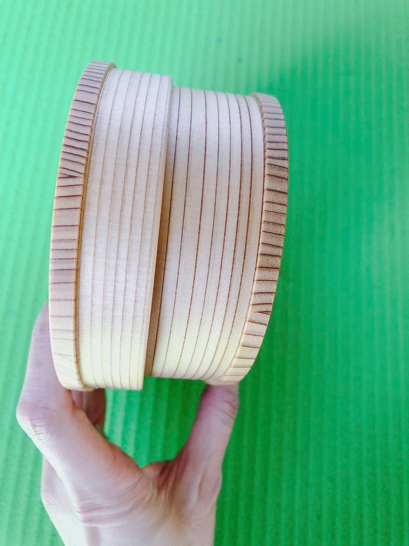 【美品✨】曲げわっぱ　弁当箱　大館工芸社　小判弁当　仕切り無し
