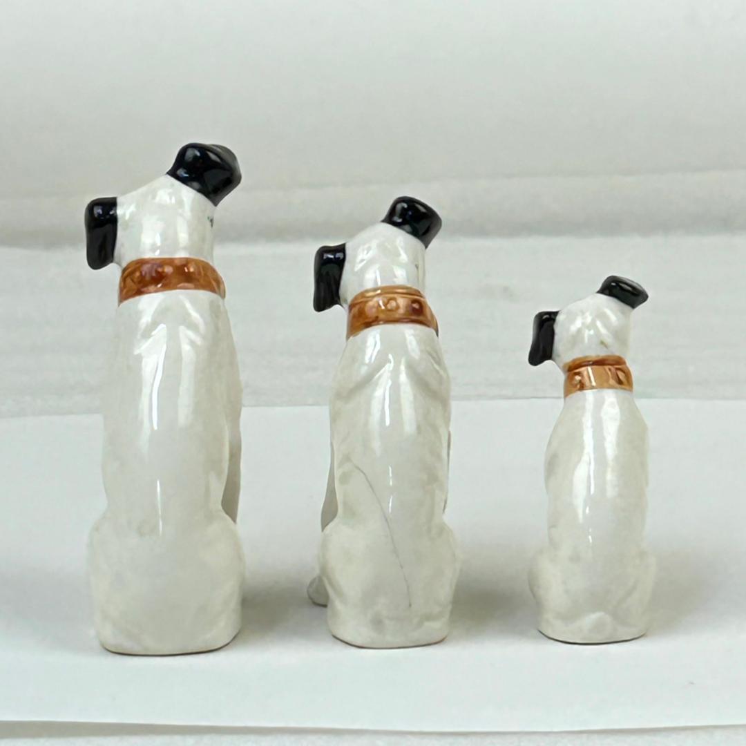 【昭和レトロ】ビクター 犬　ニッパー　陶製置物　10体まとめ売り　アンティーク