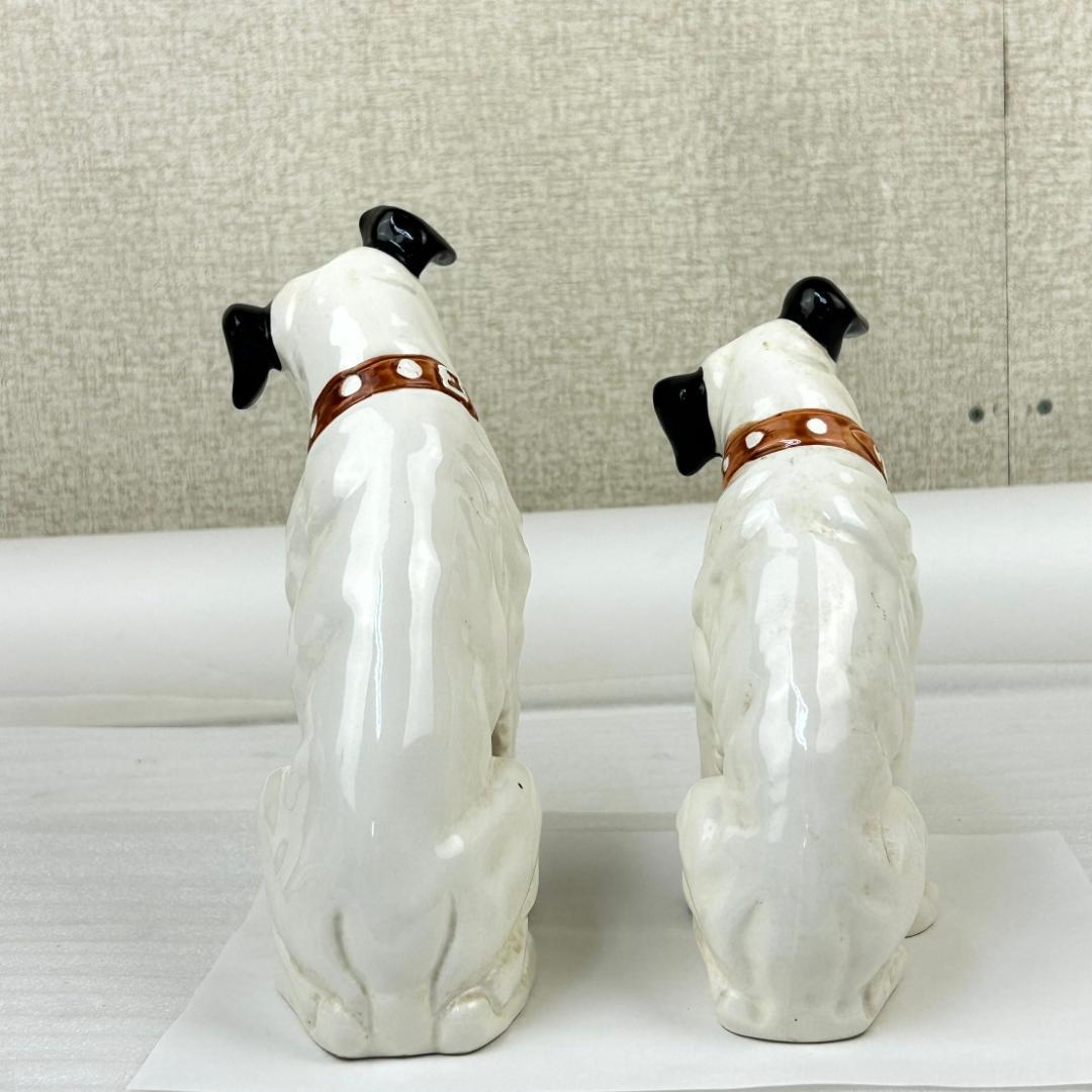 【昭和レトロ】ビクター 犬　ニッパー　陶製置物　10体まとめ売り　アンティーク