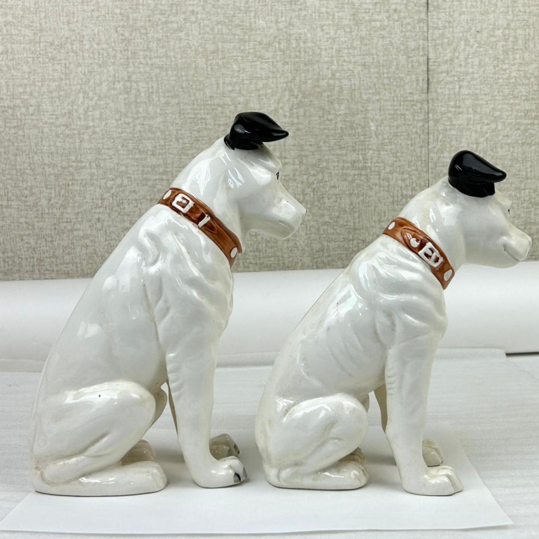 【昭和レトロ】ビクター 犬　ニッパー　陶製置物　10体まとめ売り　アンティーク