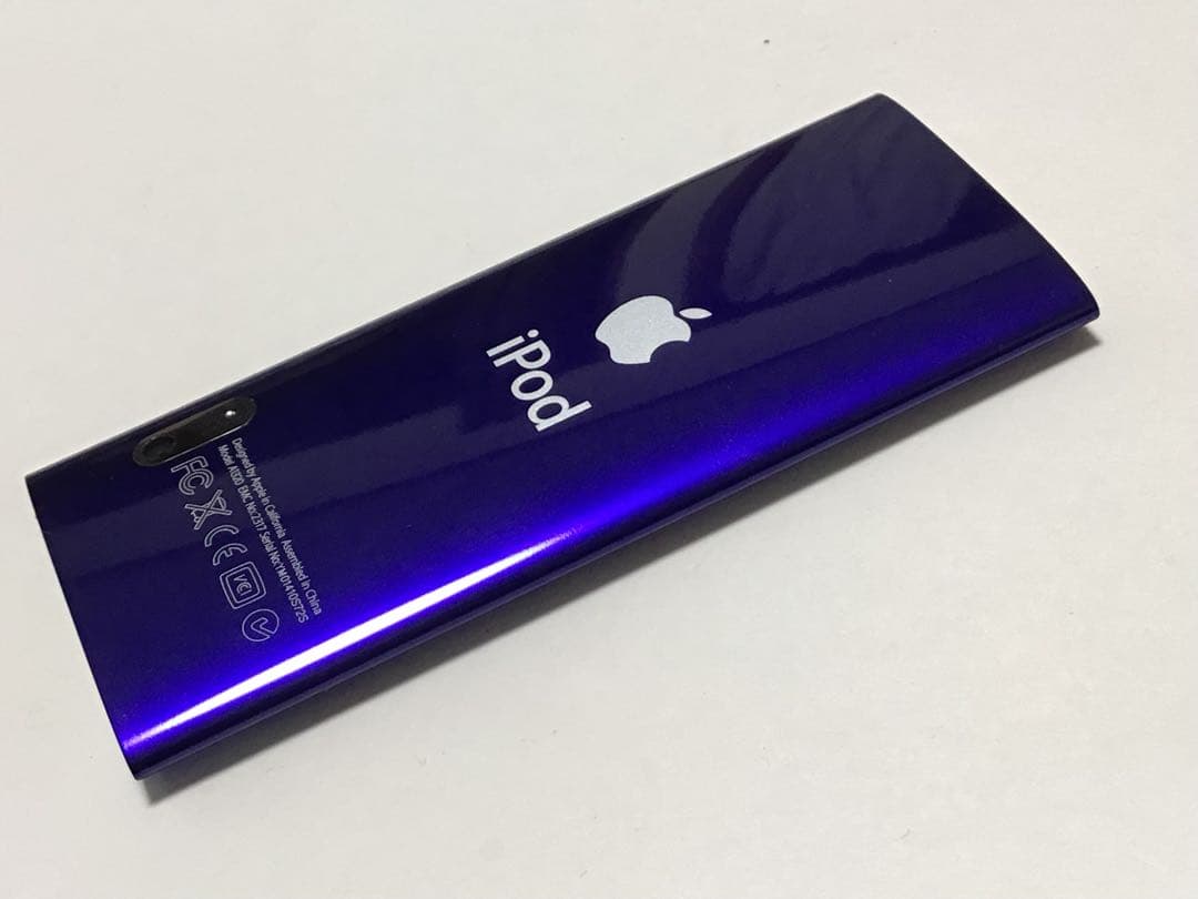 iPod nano5世代16GBウルトラマリンブルー43 バッテリ交換済&付属品