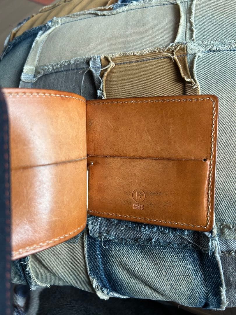 ポルコロッソ PORCO ROSSO 2つ折り財布 ルガトショルダー