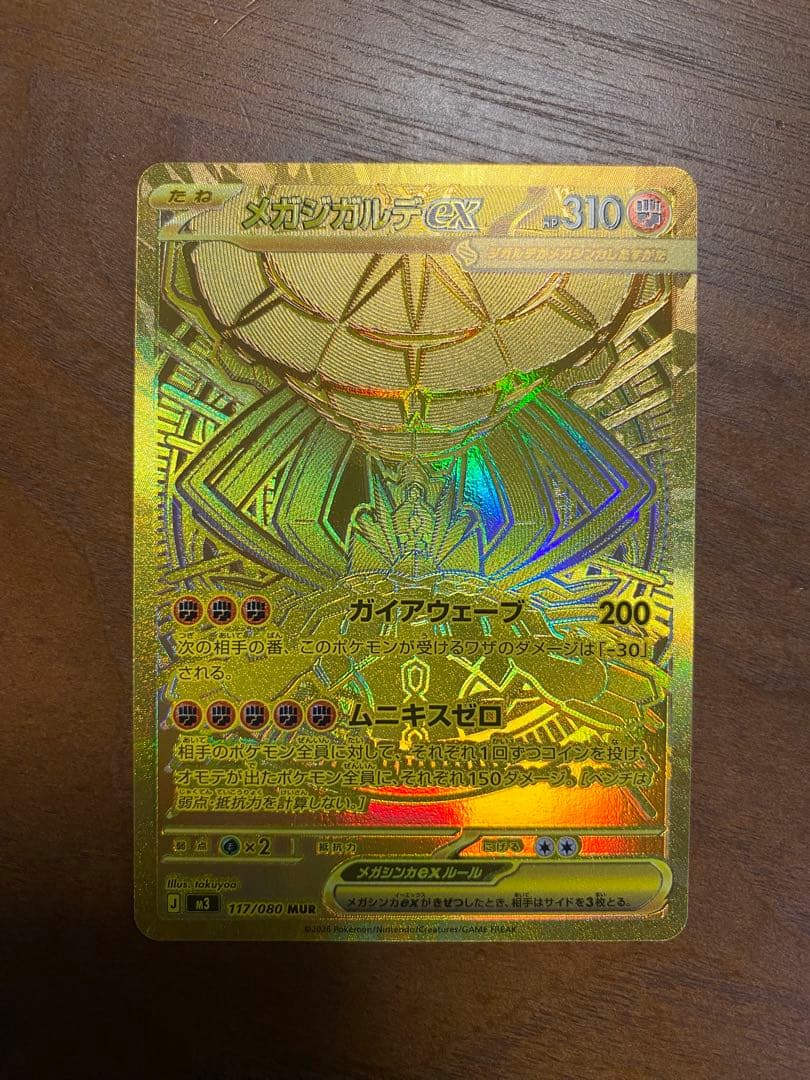 メガジガルデex MUR MEGA ムニキスゼロ 117/080