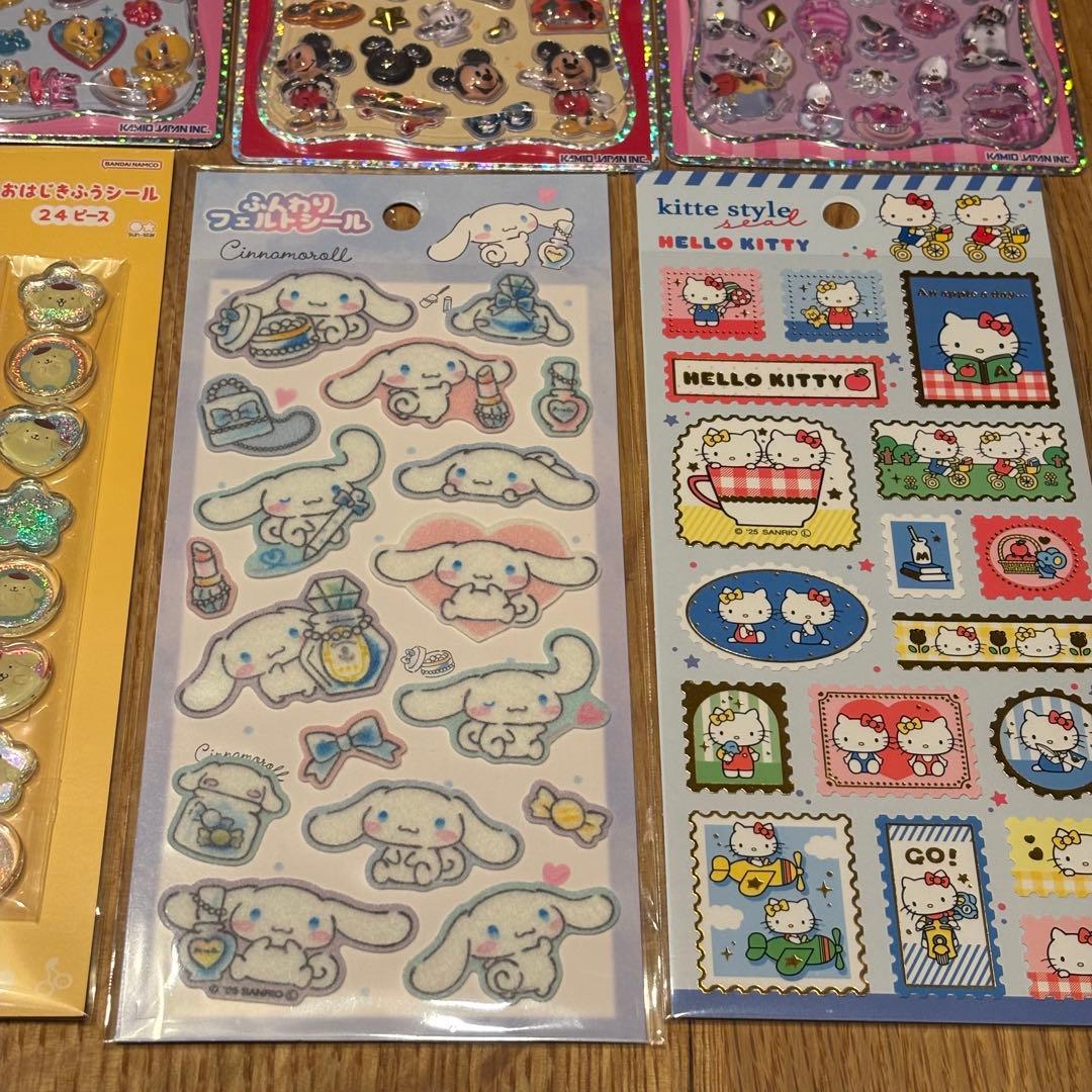 まとめ売り❗️ディズニーサンリオボンボンドロップシールプチドロップステッカー30点