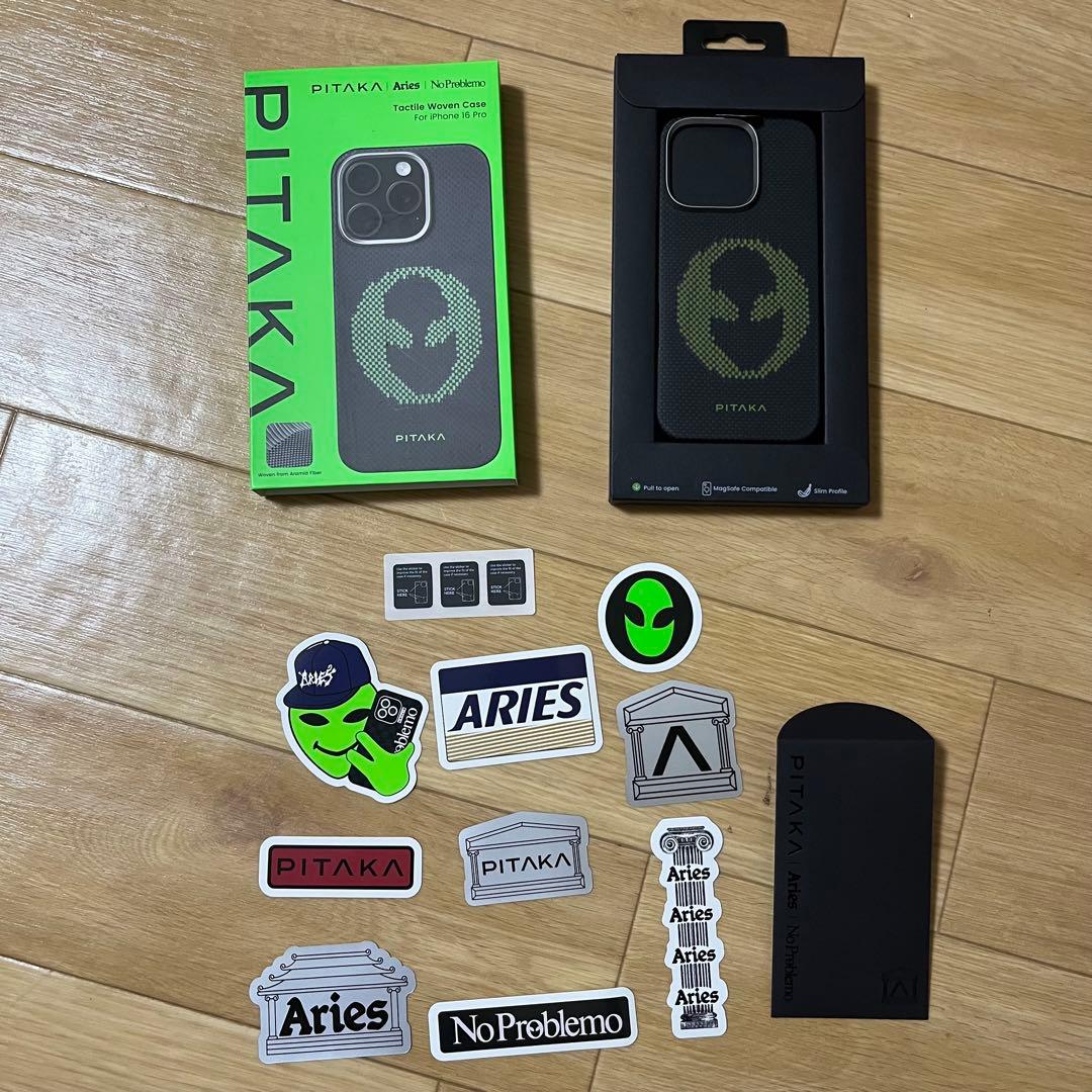 PITAKA × Aries iPhone16Pro用ケース アラミド繊維