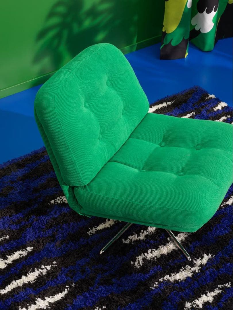【新品未開封】IKEA イケア 一人掛けソファ グリーン（ディヴリンゲ）正規品
