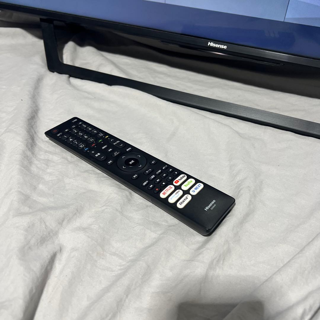 【横浜・川崎】ハイセンス 43V型 4Kチューナー内蔵液晶テレビ ネット動画対応