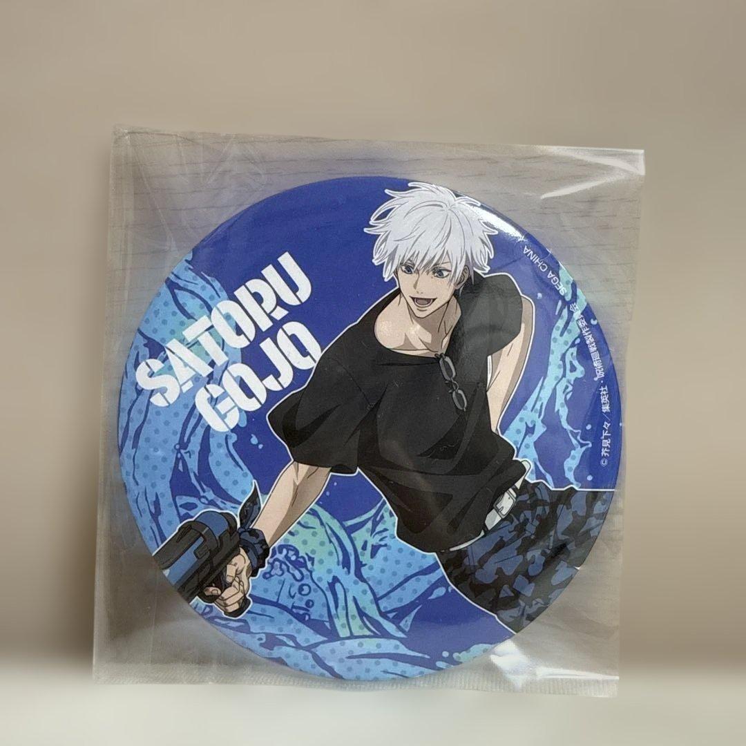 呪術廻戦 セガラッキーくじ 缶バッジ K賞SPLASH×BATTLE 五条悟