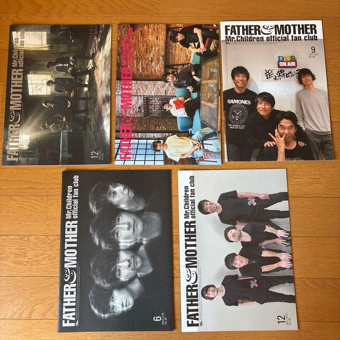 Mr.Children ファンクラブ会報 セット NO.59〜NO.101
