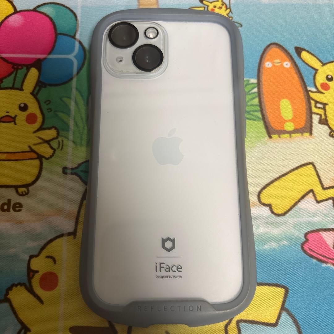 Apple iPhone 15 ブルー 128GB iFaceブルーなど付き