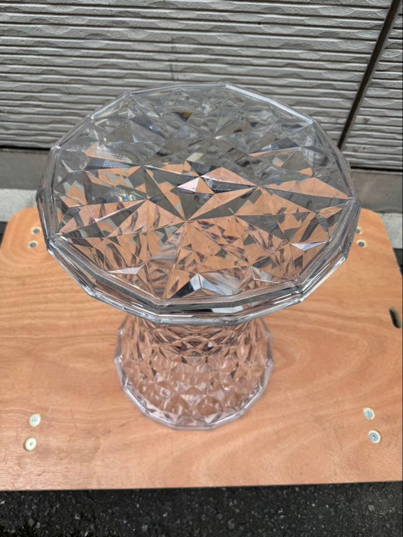 Kartell STONE カルテル ストーン スツール クリスタル　椅子イス