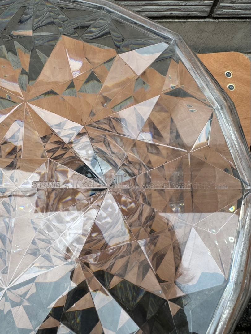 Kartell STONE カルテル ストーン スツール クリスタル　椅子イス