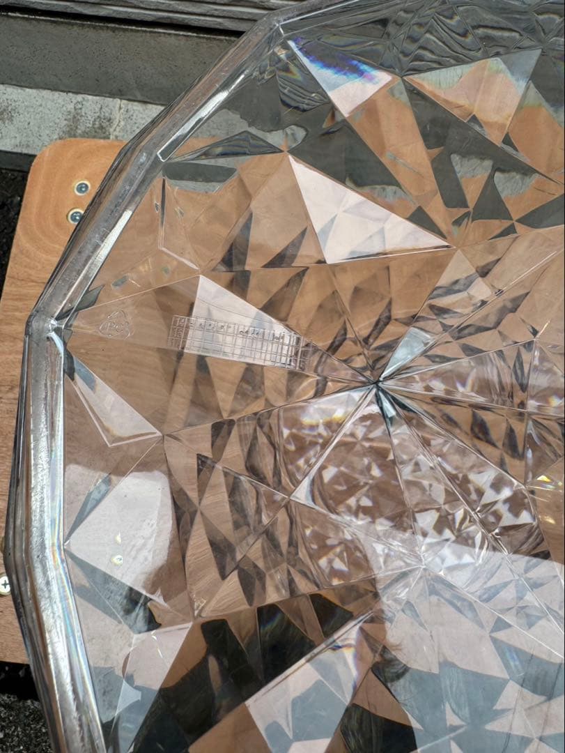 Kartell STONE カルテル ストーン スツール クリスタル　椅子イス