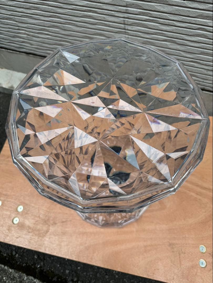 Kartell STONE カルテル ストーン スツール クリスタル　椅子イス