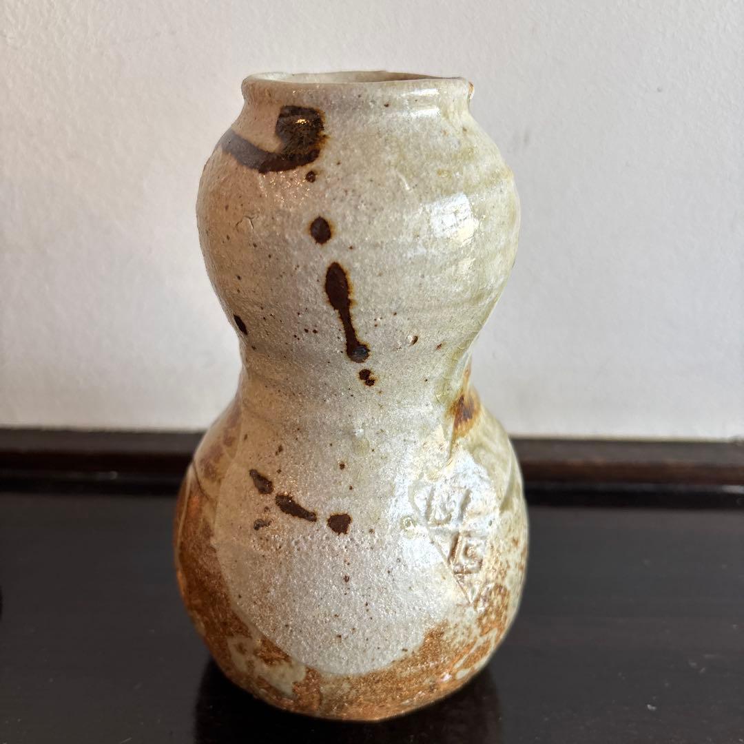 八坂窯　美濃伊賀　加藤　芳右衛門　茶道　花道　陶芸　工芸　美術品　花入　花瓶