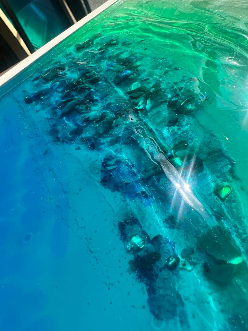 【レジンアート】波紋アート／B4size／アートパネル／壁掛け可能