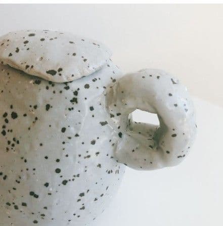 こばやしゆう　ポット　オブジェ　花器　置物　未使用