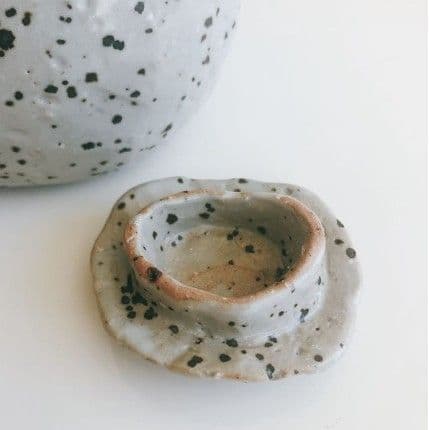 こばやしゆう　ポット　オブジェ　花器　置物　未使用