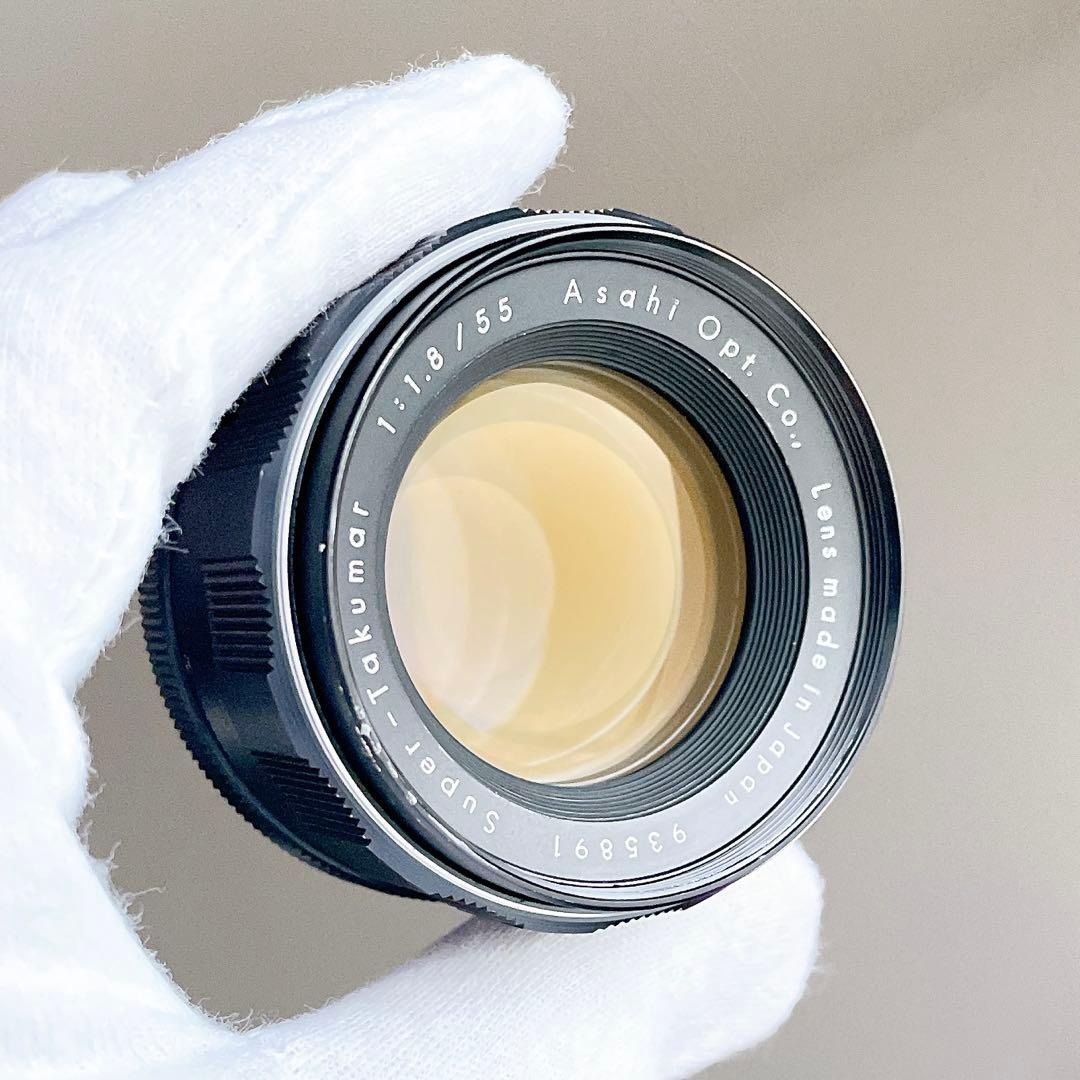 【分解清掃済み】 Super Takumar 55mm f1.8 前期型 M42
