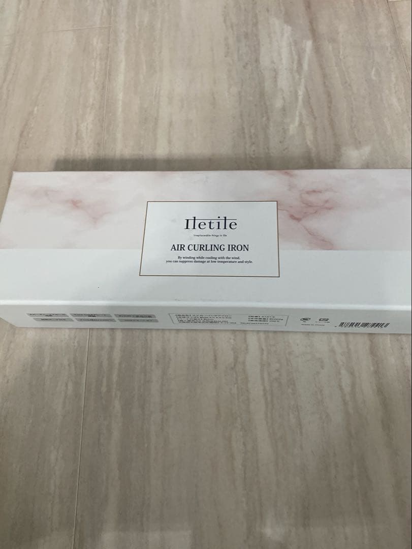 iletile ホワイト カールヘアアイロン