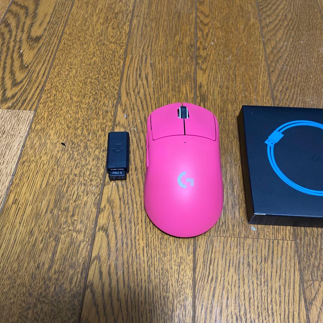 logicool PRO X ピンク ワイヤレスマウス 本体