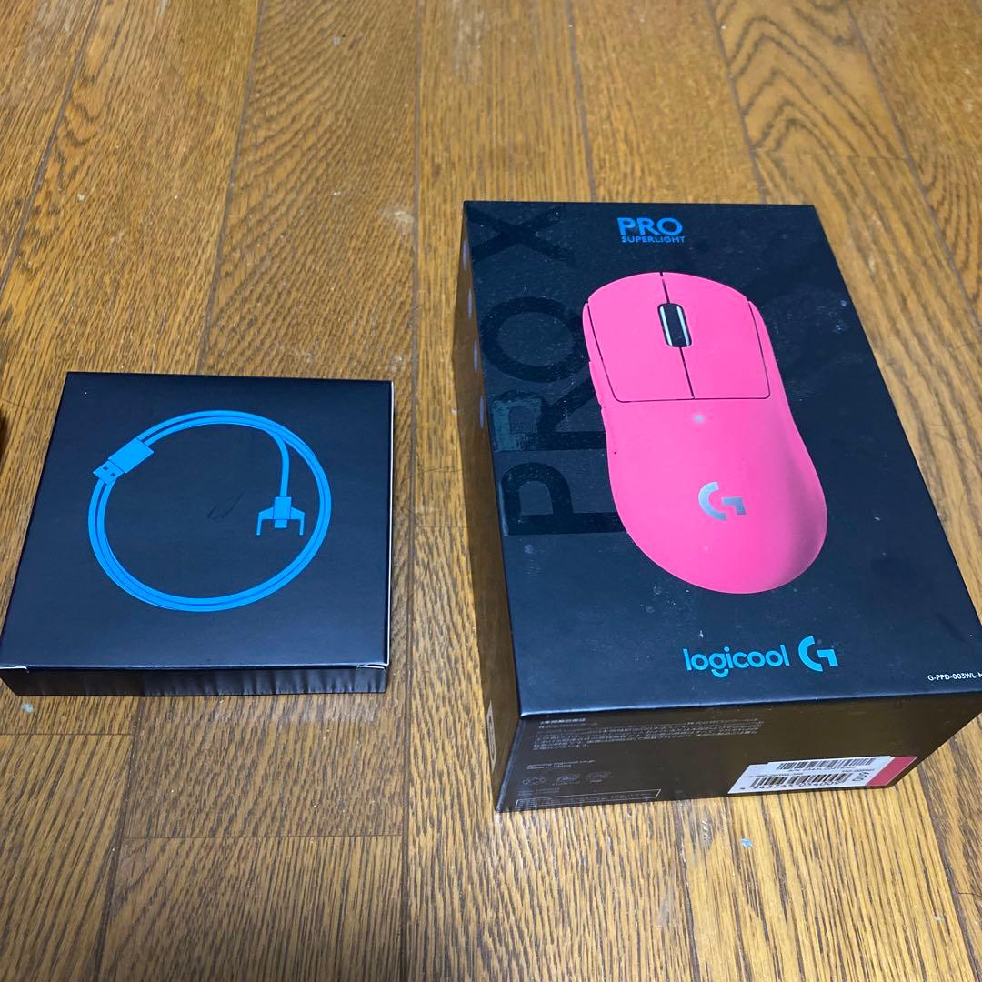 logicool PRO X ピンク ワイヤレスマウス 本体