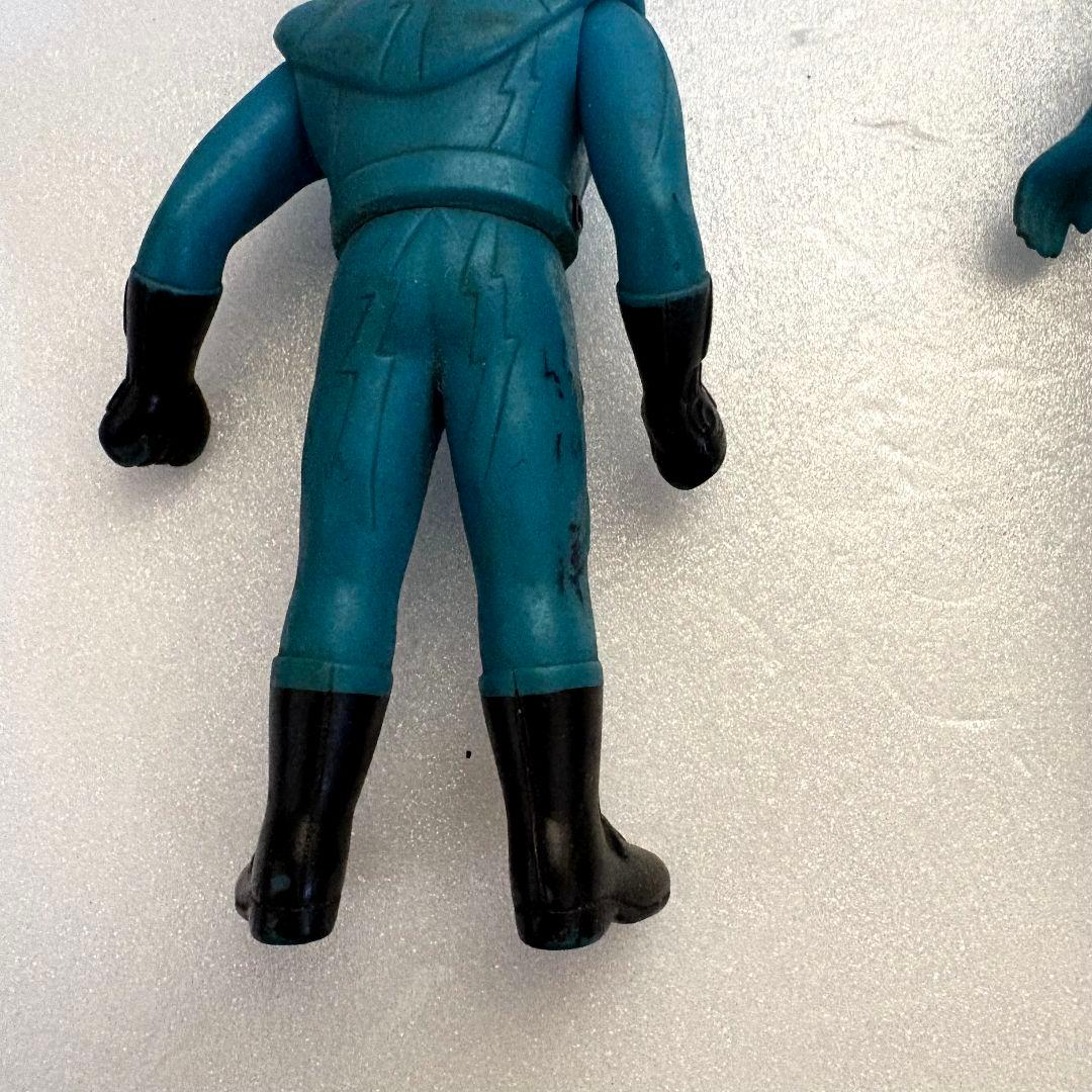 イナズマン 当時物 ソフビ 2体セット