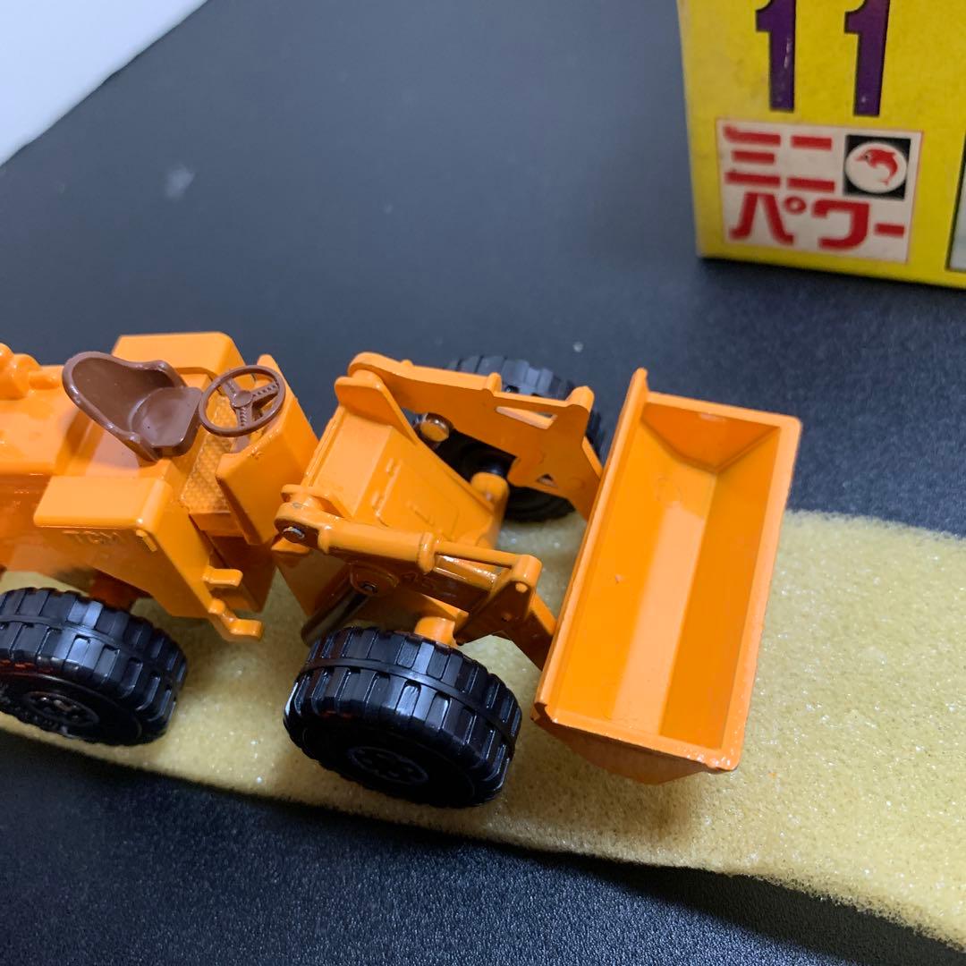 ミニパワー　トラクタシャベル　シンセイ　レトロ　TCM SHINSEI