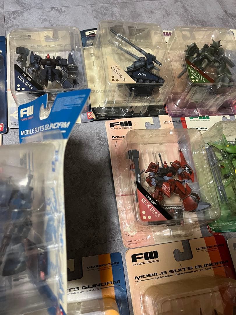 FW モビルスーツガンダム フィギュアセット　15個