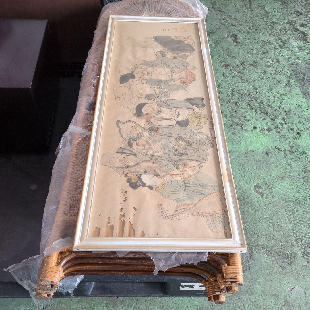 日本画縦40cmX横106cmX厚み2cm