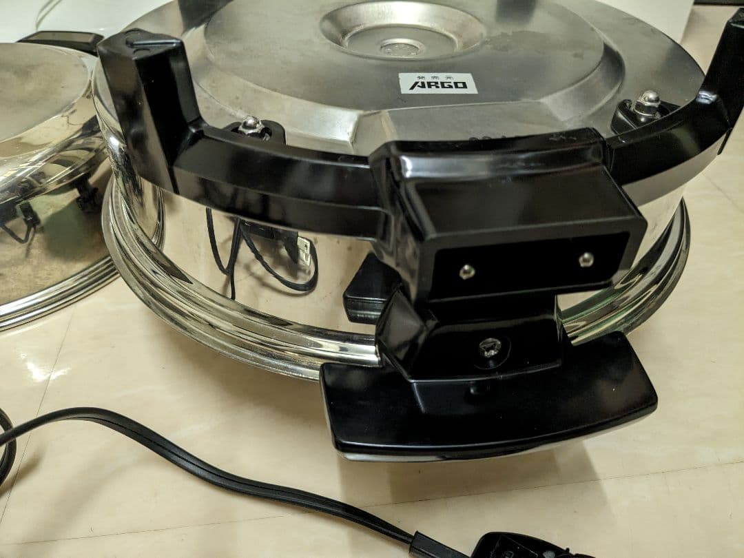 Permanent　パーマネント　電気卓上鍋　無水鍋　ステインレス　スキリット