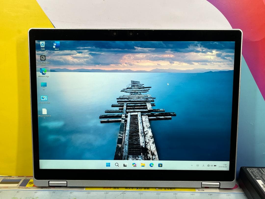 美品 LTE レッツノート CF-QV8 タッチパネル 2in1 Office