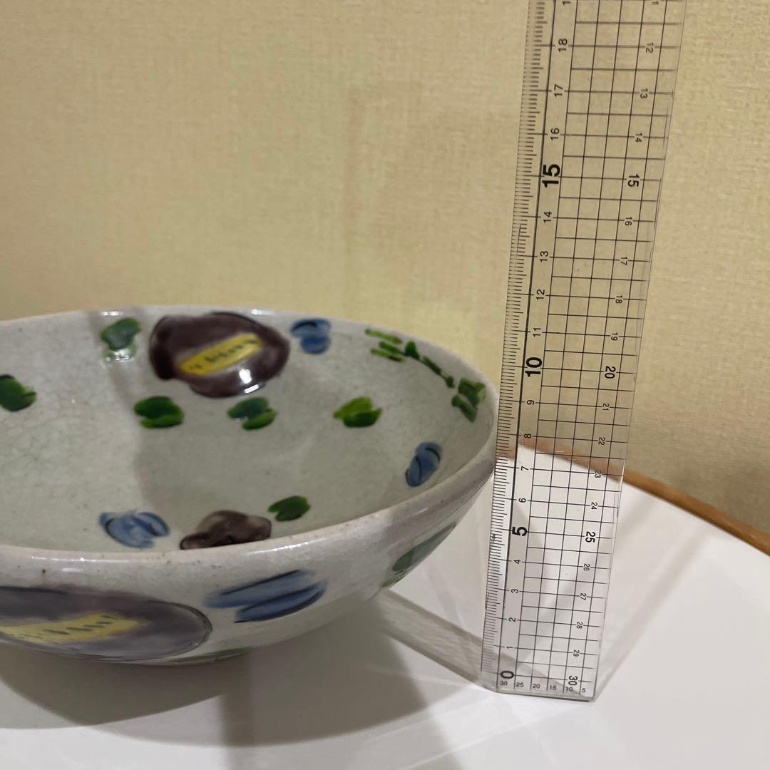 仙台更窯/せんだいこうよう/椿柄/深皿 和食器 中鉢 煮物鉢