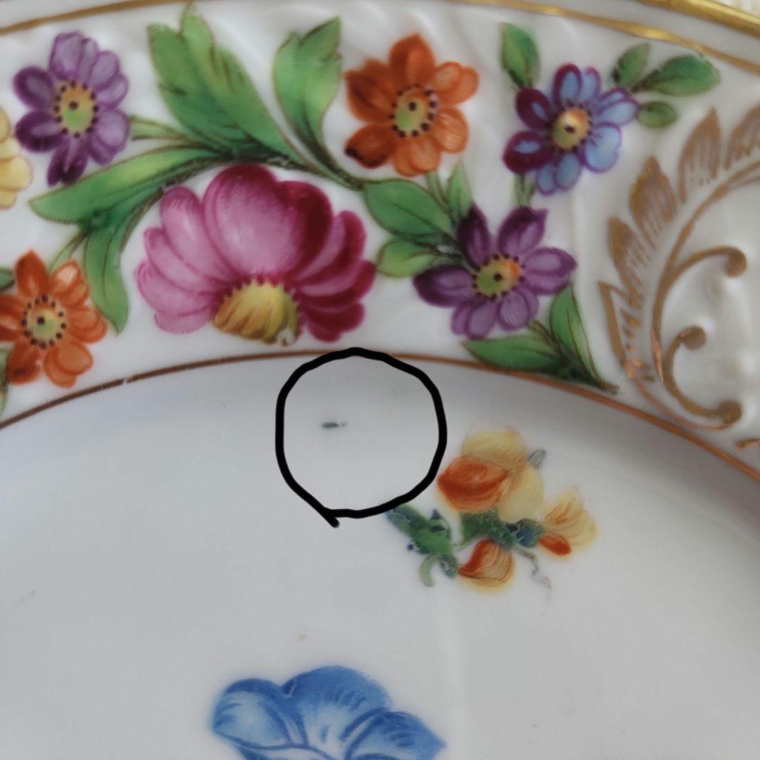 シューマンババリア　ドレスデンフラワー　アンティーク　エンボス加工