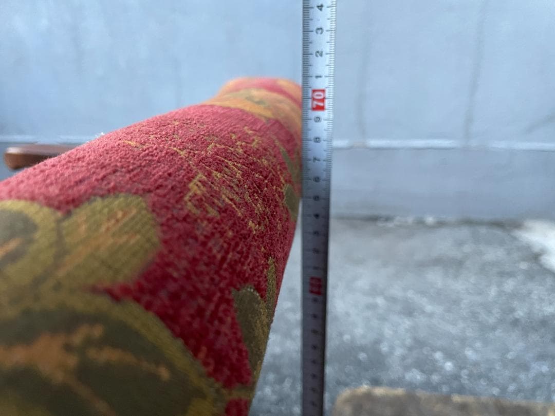 ★状態〇★ 三越 ブルージュ ソファ アームチェア H72xW122xD69cm